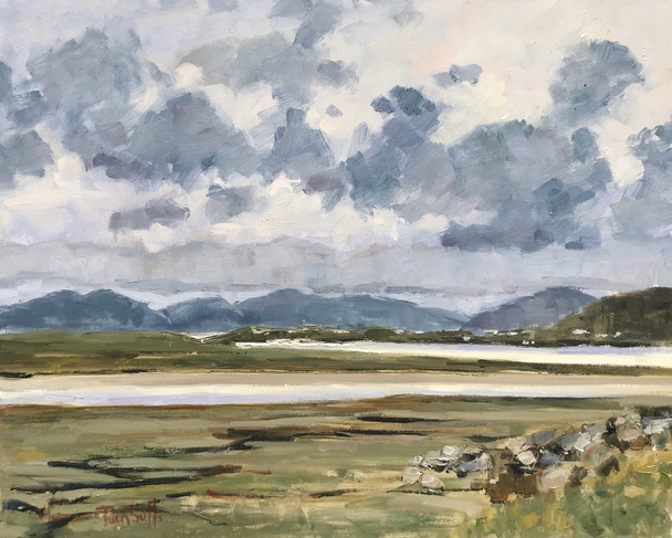 NANCY TURNBULL - pink clouds over harris